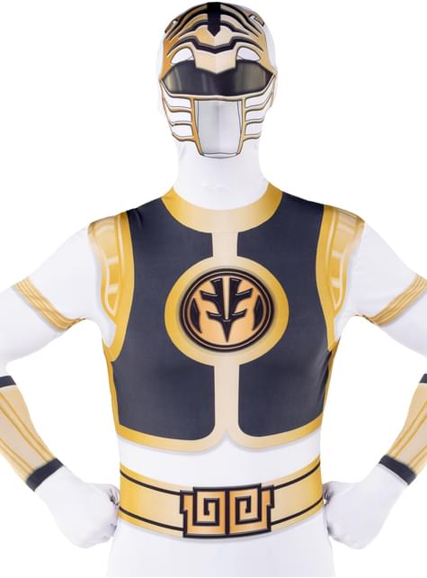 Disfraz Power Ranger Blanco Segunda piel - Funiglobal | Funidelia