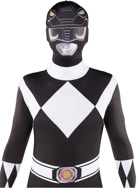 Disfraz Power Ranger Negro Segunda piel - Funiglobal | Funidelia