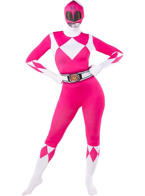 Disfraz Power Ranger rosa segunda piel - Funiglobal | Funidelia