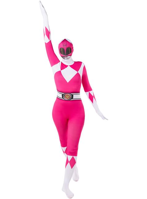 Disfraz Power Ranger rosa segunda piel - Funiglobal | Funidelia