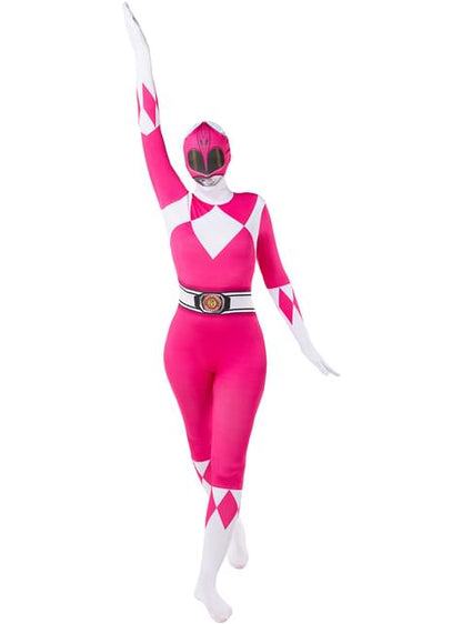 Disfraz Power Ranger rosa segunda piel - Funiglobal | Funidelia