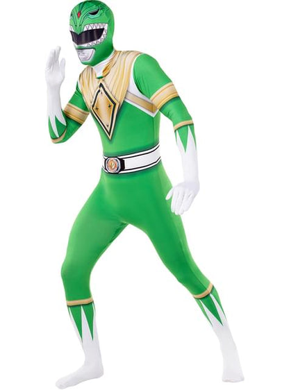 Disfraz Power Ranger verde segunda piel talla grande - Funiglobal | Funidelia