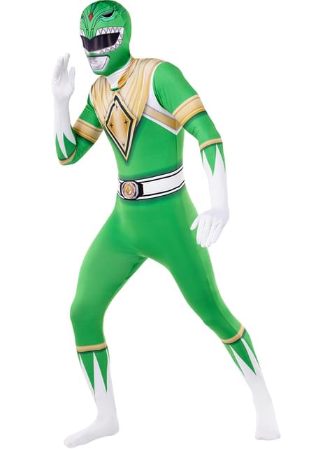 Disfraz Power Ranger verde segunda piel - Funiglobal | Funidelia