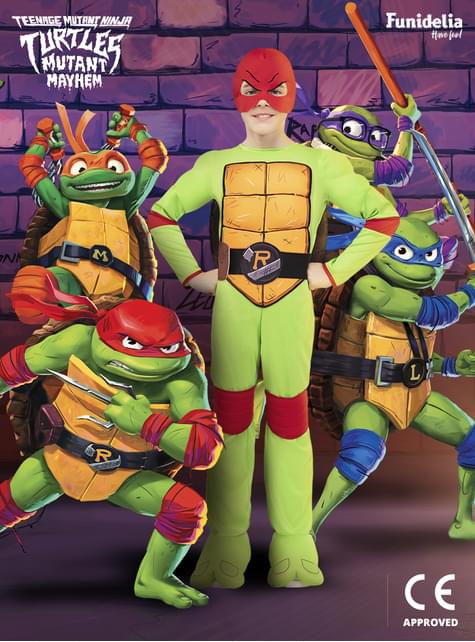 Disfraz Raphael para niño - Las Tortugas Ninja - Funiglobal | Funidelia