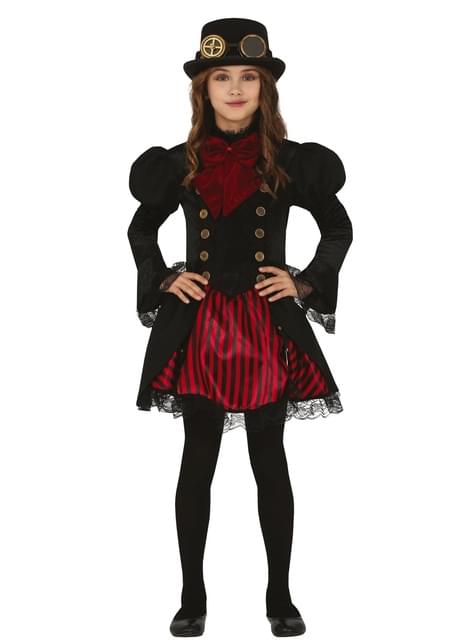 Disfraz Steampunk gótico para niña - Guirca | Funidelia