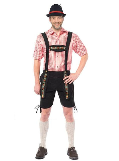 Disfraz tirolés lederhose corto negro