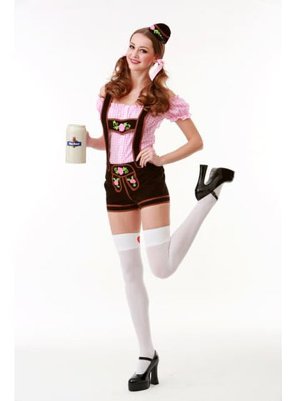 Disfraz tirolesa lederhose para mujer - Partychimp | Funidelia