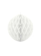 Esfera blanca de 20 cm de nido de abeja - Partydeco | Funidelia