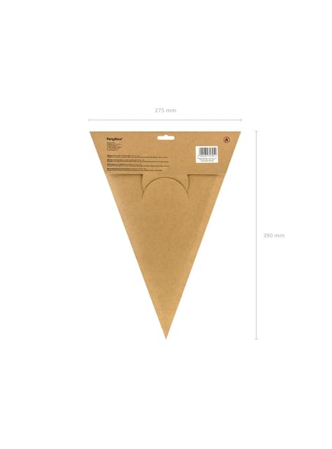 Estrella colgante dorada de 70 cm de papel