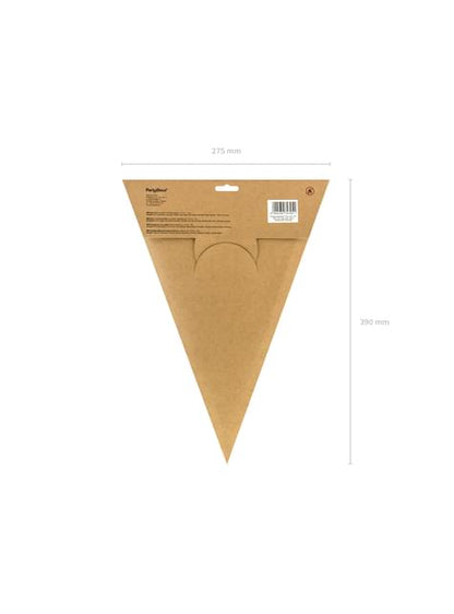 Estrella colgante dorada de 70 cm de papel