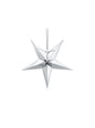 Estrella colgante plateada de 45 cm de papel - Partydeco | Funidelia