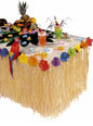 Falda de mesa hawaiana con flores - Widmann | Funidelia