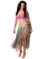 Falda hawaiana multicolor para mujer - Boland | Funidelia