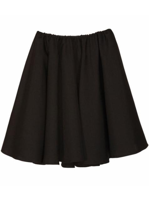 Falda rockabilly negra