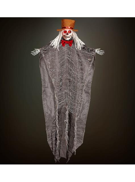 Figura colgante de esqueleto con luz de 105 cm - Widmann | Funidelia