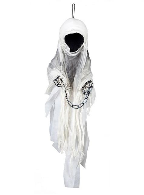 Figura colgante de fantasma sin rostro