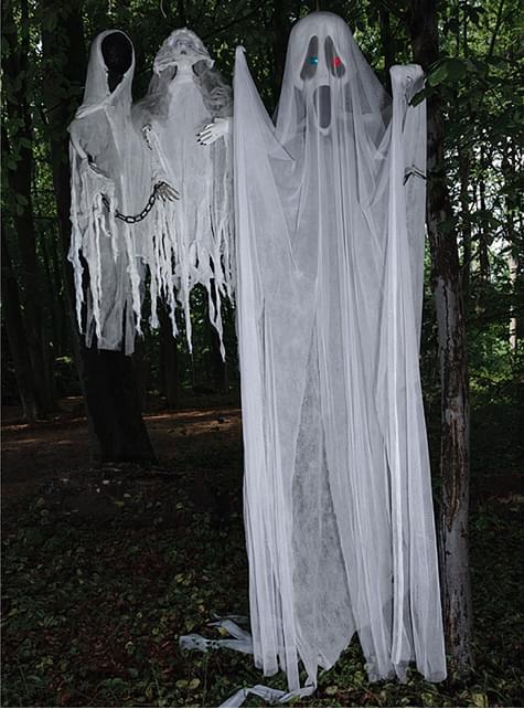 Figura colgante de fantasma sin rostro