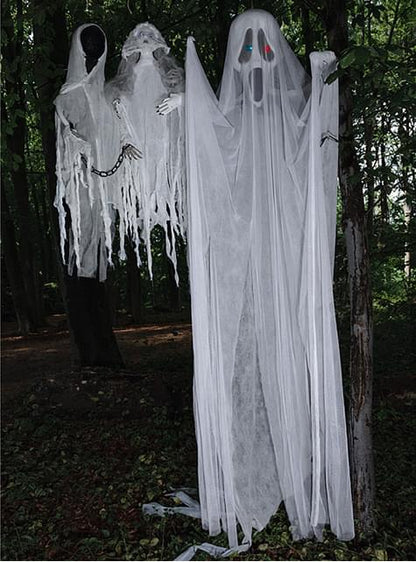 Figura colgante de fantasma sin rostro