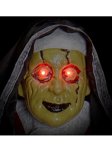 Figura colgante de monja con luz led de 137 cm - Widmann | Funidelia