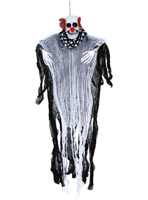 Figura colgante de payaso terrorífico