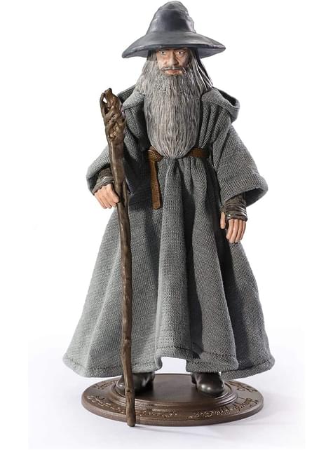 Figura de Gandalf Bendyfigs - El señor de los anillos - The Noble Collection | Funidelia