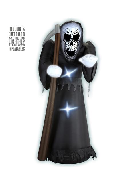 Figura decorativa de muerte hinchable luminosa gigante - Widmann | Funidelia