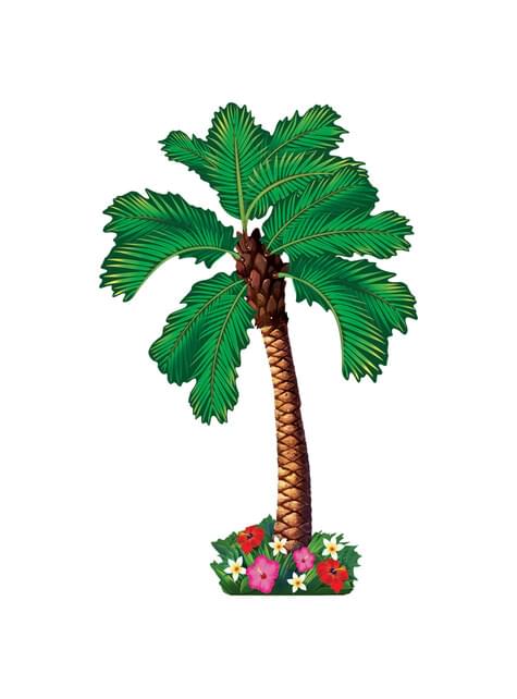 Figura decorativa para pared palmera hawai