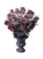 Florero con rosas rojas y telarañas - Widmann | Funidelia
