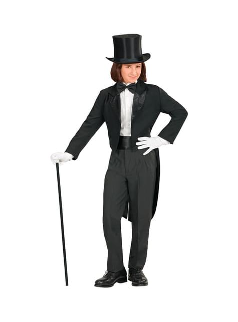 Frac negro elegante para niño - Widmann | Funidelia