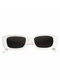 Gafas blancas rectangulares - Widmann | Funidelia