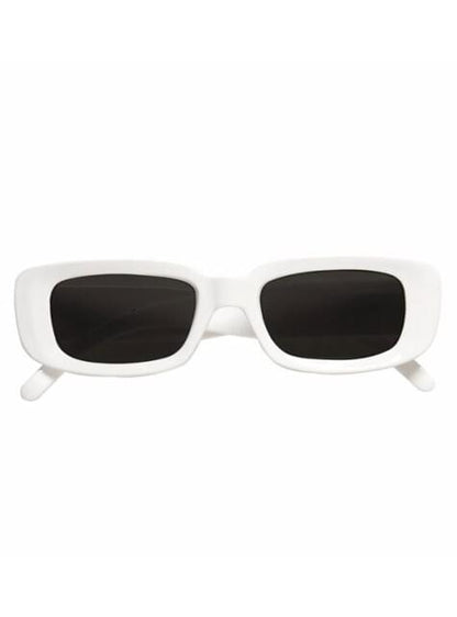 Gafas blancas rectangulares - Widmann | Funidelia