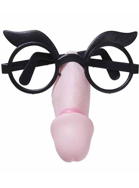 Gafas con nariz de pene - Widmann | Funidelia