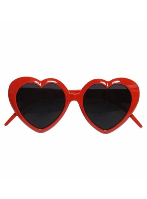 Gafas de corazón rojas - Widmann | Funidelia