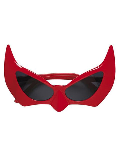 Gafas de diablo rojas