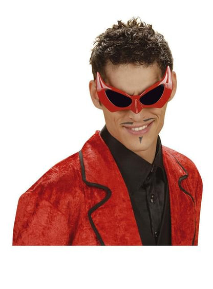Gafas de diablo rojas