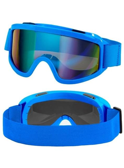 Gafas de esquí azules de los años 80 - Widmann | Funidelia
