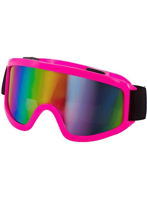 Gafas de esquí rosas de los Años 80 - Widmann | Funidelia