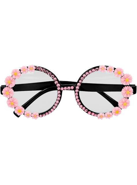 Gafas de hippie Flower Power - Boland | Funidelia