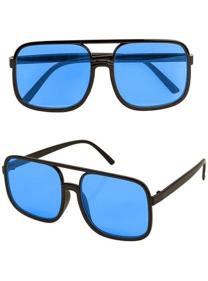Gafas de los Años 80 azules - Widmann | Funidelia