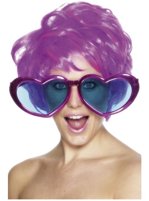 Gafas grandes con forma de corazón
