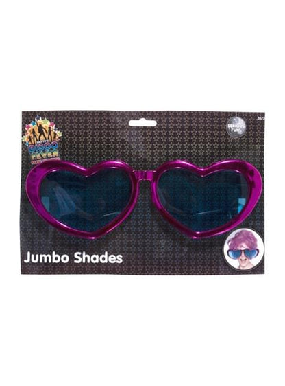 Gafas grandes con forma de corazón
