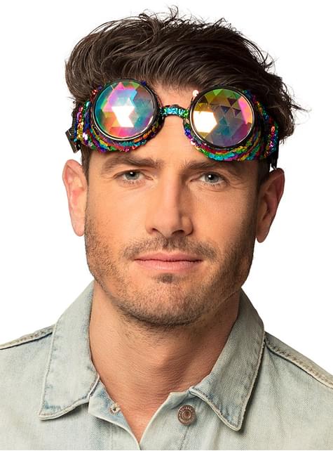 Gafas multicolor con lentejuelas - Boland | Funidelia