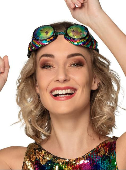 Gafas multicolor con lentejuelas - Boland | Funidelia