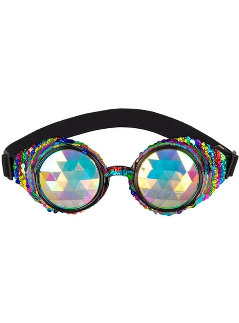 Gafas multicolor con lentejuelas - Boland | Funidelia