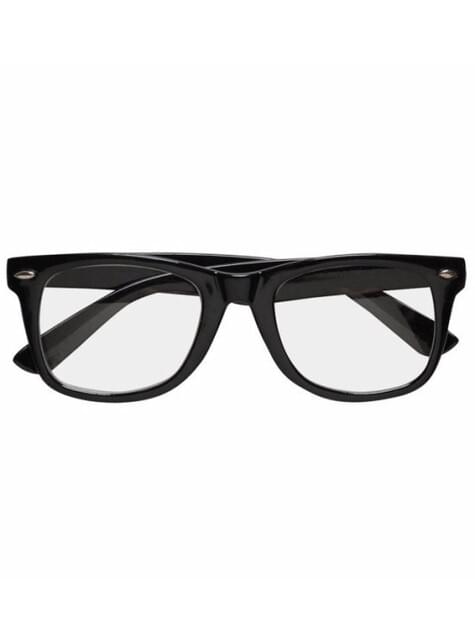 Gafas negras de hipster - Widmann | Funidelia