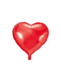 Globo de foil 45 cm con forma de corazón rojo