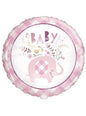 Globo de foil (46 cm) elefante rosa baby Shower - Pink Floral Elephant - Unique | Funidelia