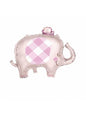 Globo de foil (74 cm) elefante rosa baby Shower- Pink Floral Elephant - Unique | Funidelia
