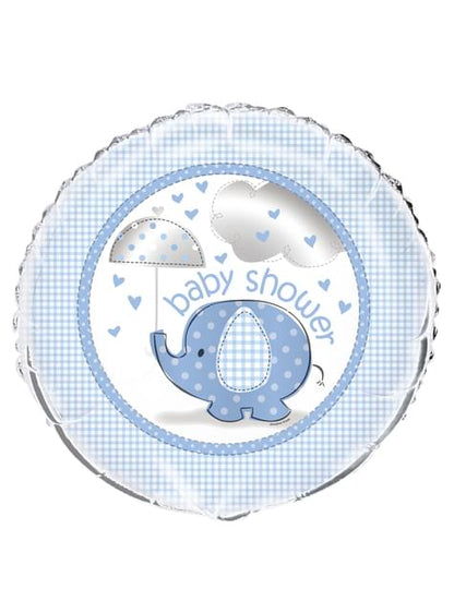 Globo de foil azul (45,72cm) - Umbrellaphants Blue - Unique | Funidelia