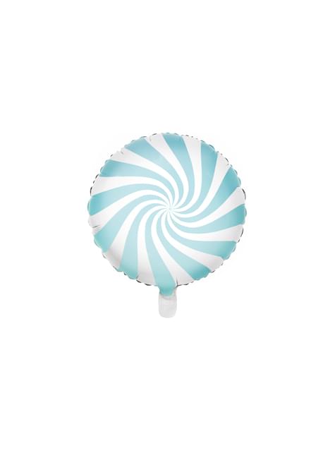Globo de foil con forma de balón azul claro